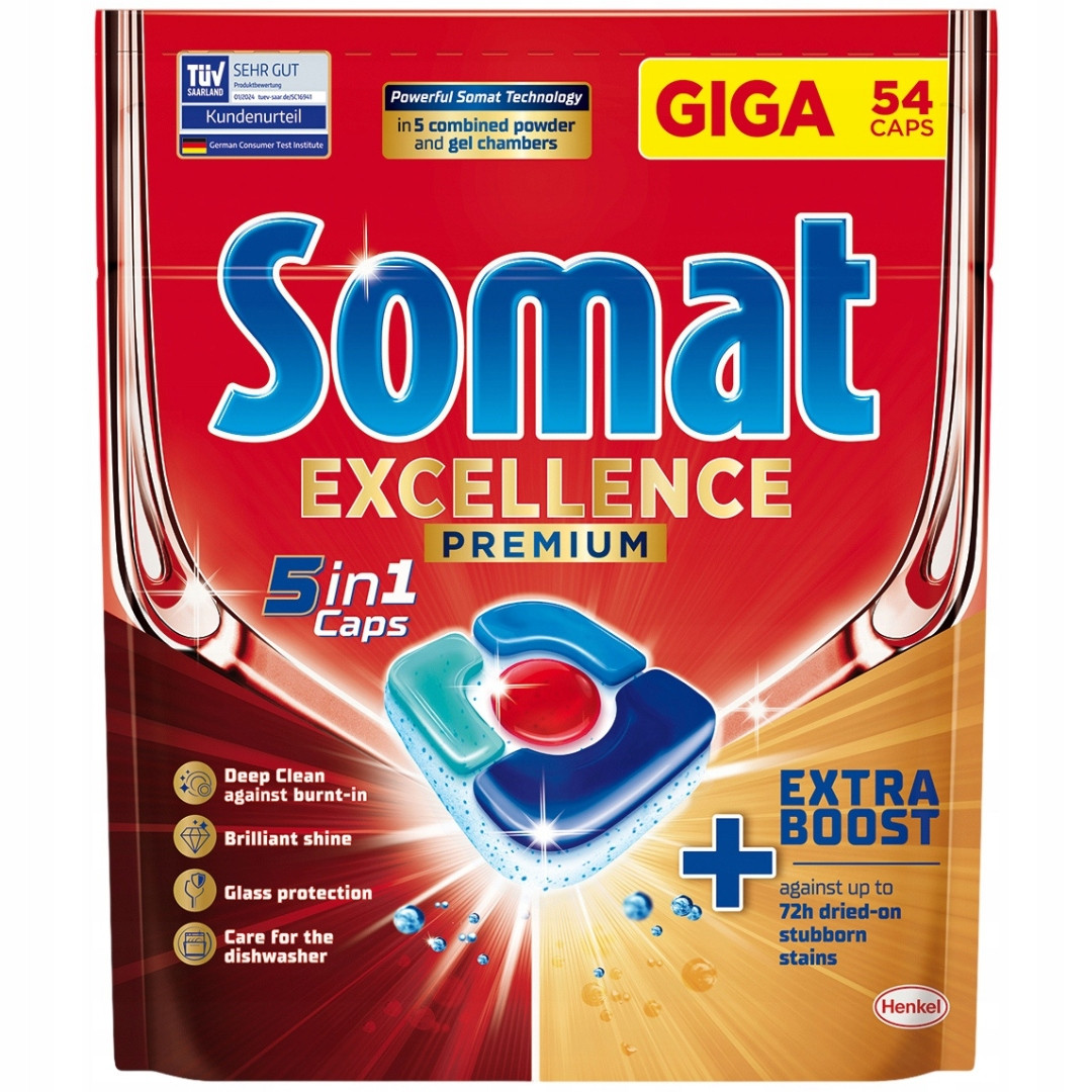 Somat Tabs Excellence 5v1 Tablety do myčky 54 ks