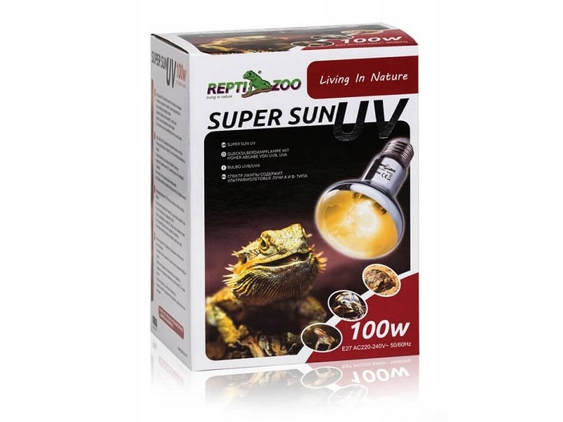 Žárovka Repti-Zoo SuperSun 100W žárovková rtuťová žárovka