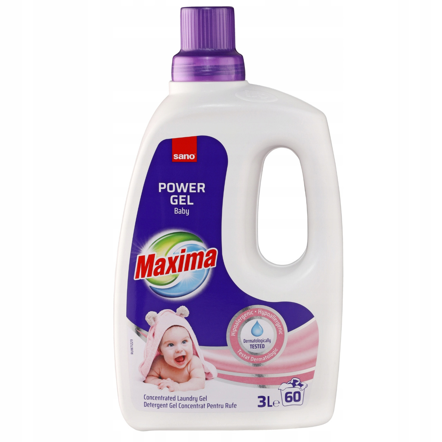 Sano Maxima Baby Koncentrovaný gel na praní 3 L (60 praní) Pro děti