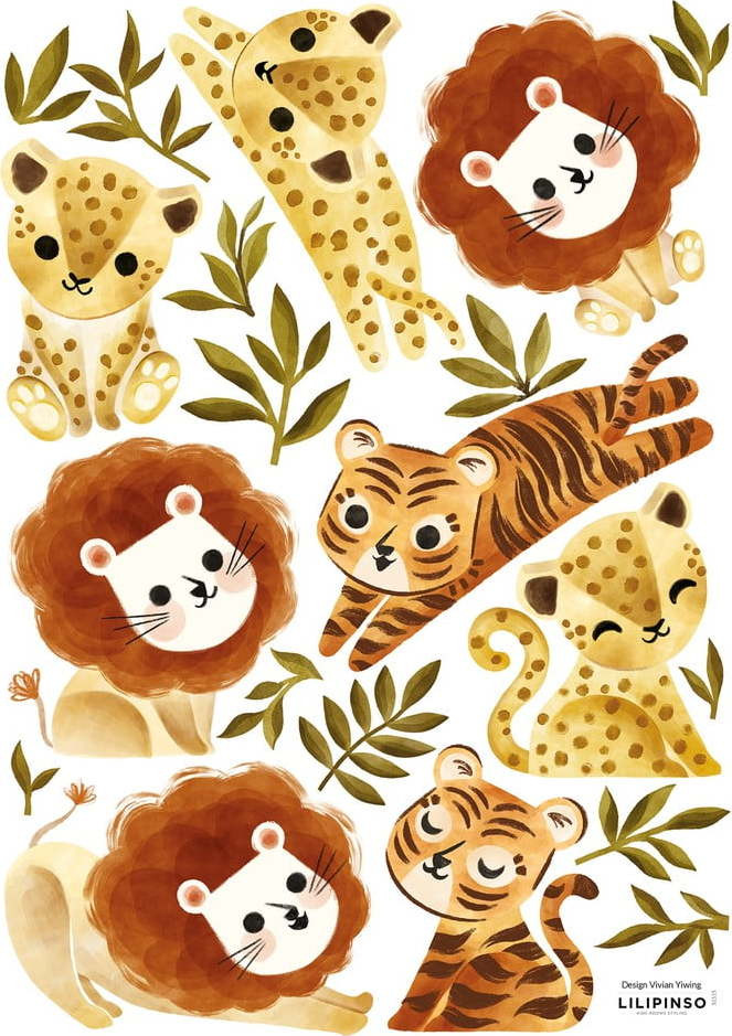 Arch samolepek 30x42 cm Little Jungle Animals – Lilipinso