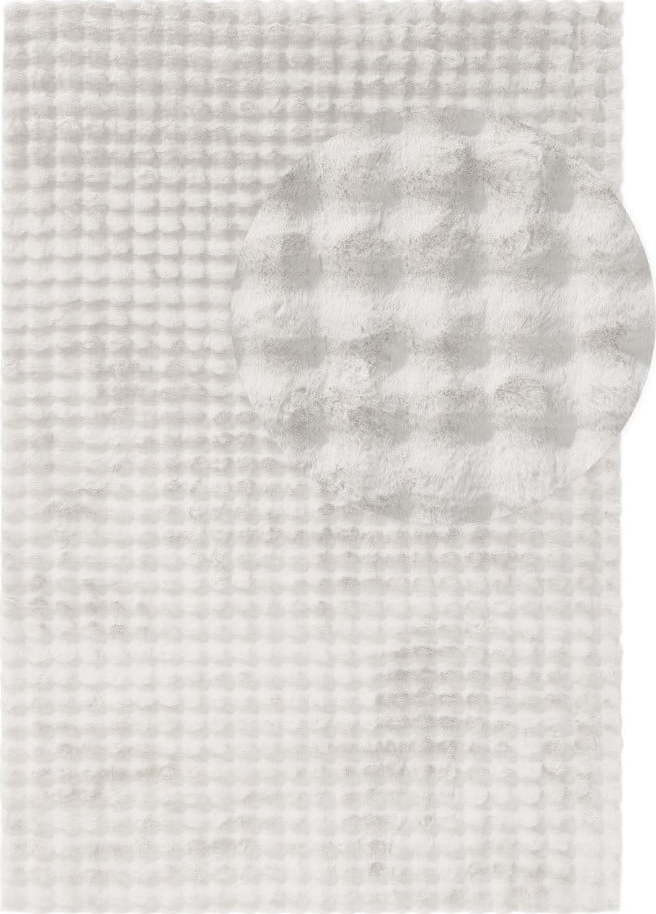 Bílý pratelný koberec 160x230 cm Bubble White – Mila Home