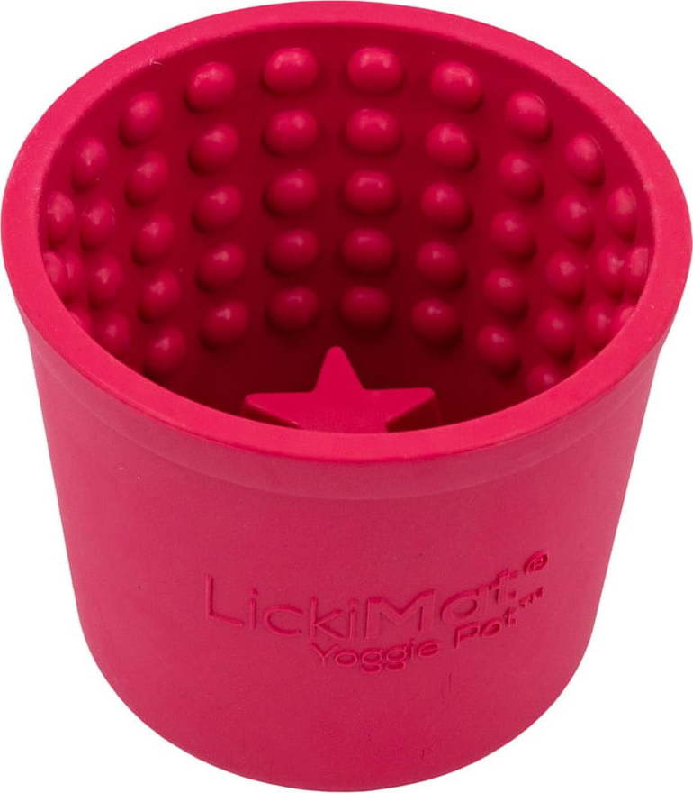 Lízací miska Yoggie Pot Pink – LickiMat