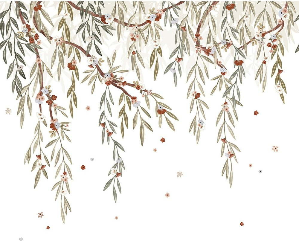Dětská tapeta 200 cm x 248 cm Eucalyptus Blooming – Lilipinso
