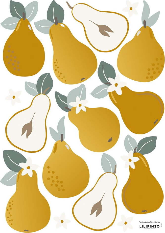 Dětské samolepky v sadě 11 ks 30x42 cm Pears – Lilipinso