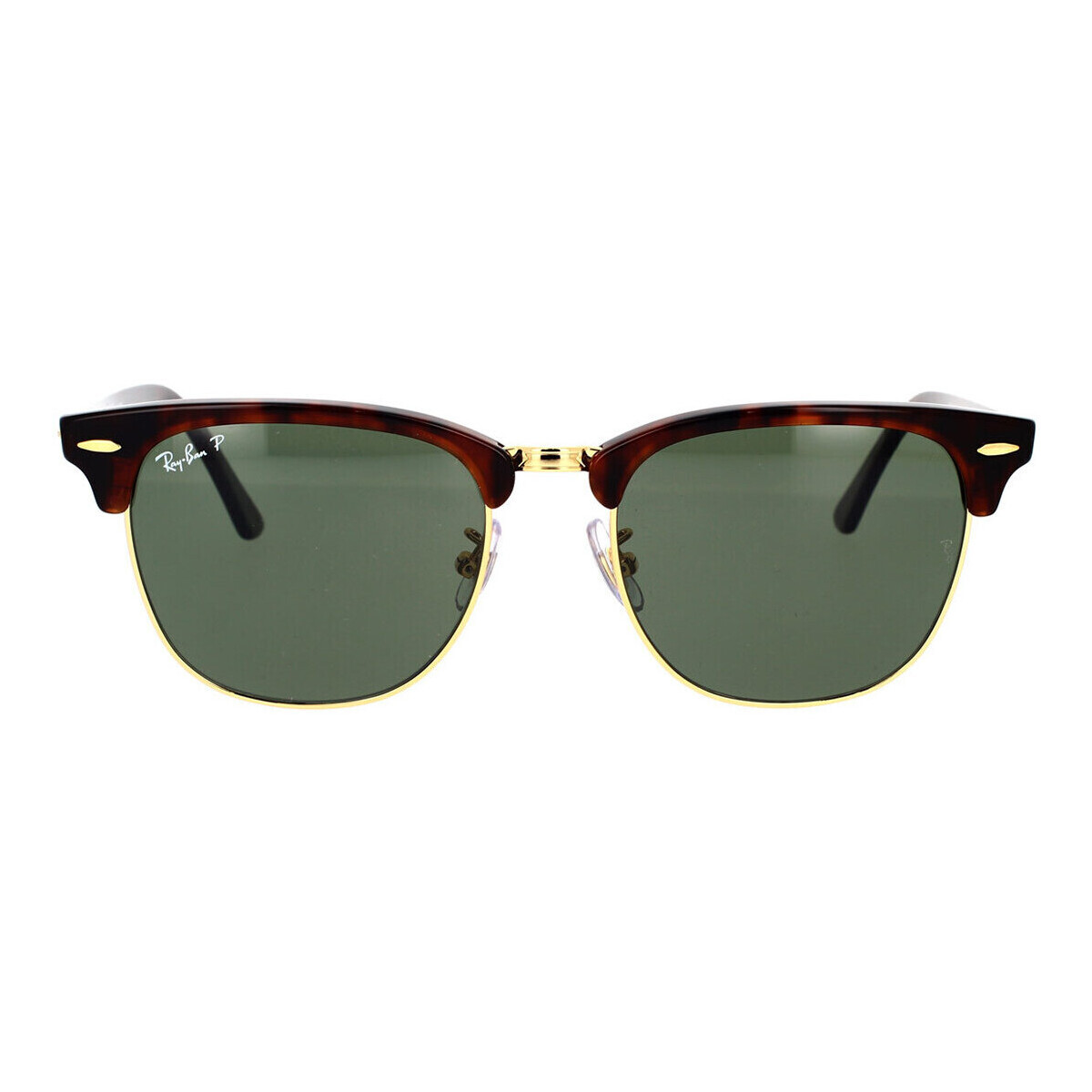 Ray-ban  Occhiali da Sole  Clubmaster RB3016F 990/58 Polarizzati  Hnědá