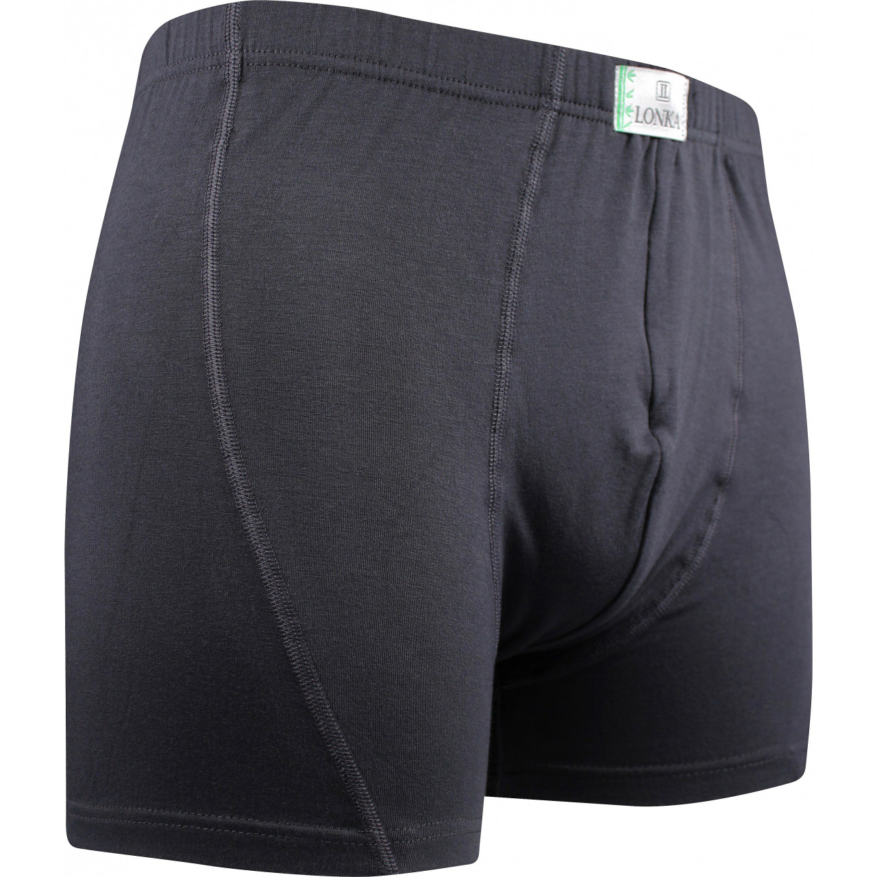 Boxerky pánské Lonka Norbert bambus - tmavě šedé, M