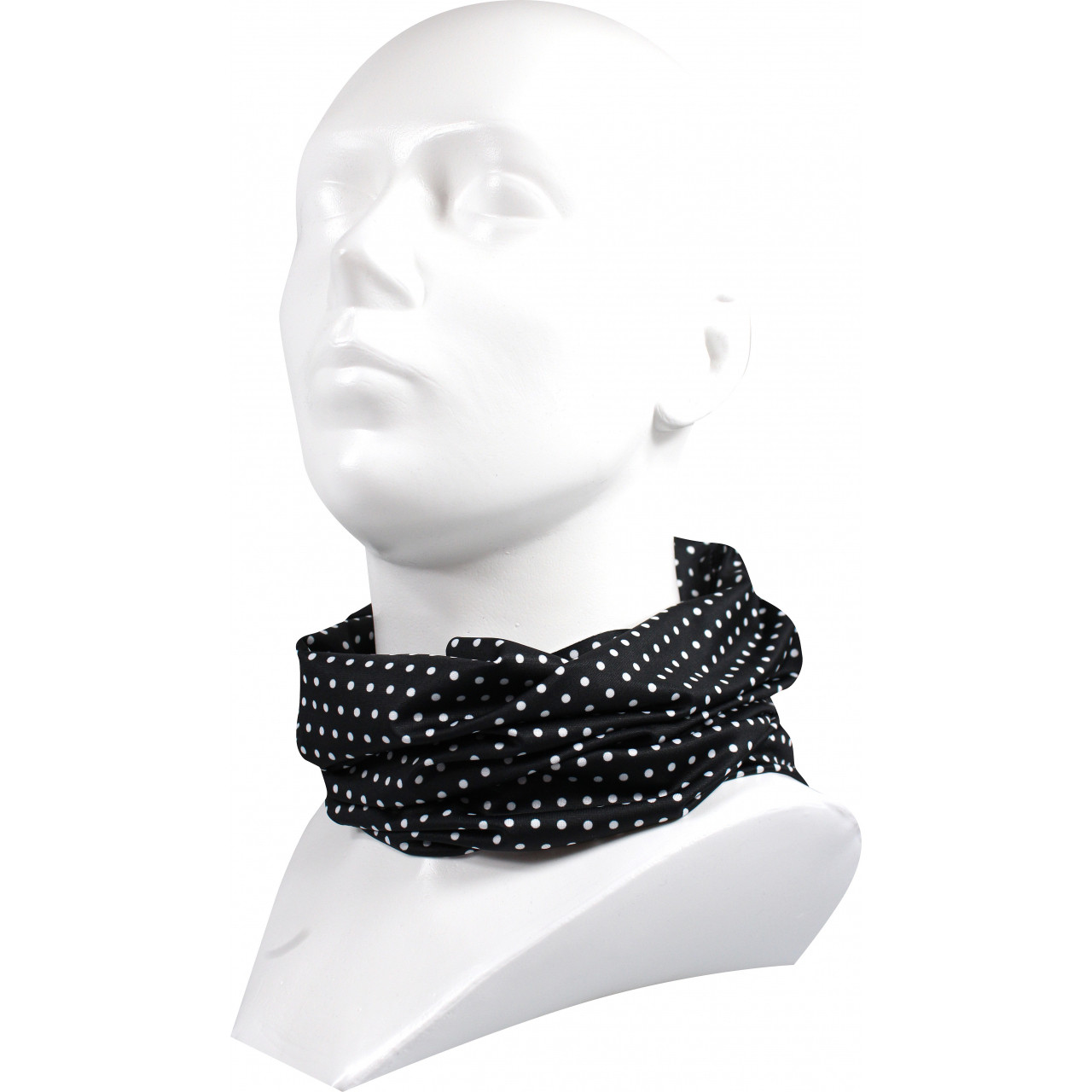 Návlek multifunkční Voxx Puntíky - černý-bílý