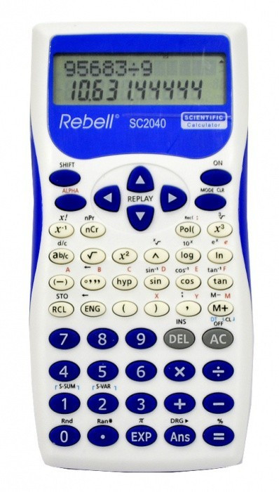 Rebell Vědecký kalkulátor Rebell - SC2040 - BL - BX - bílo modrý