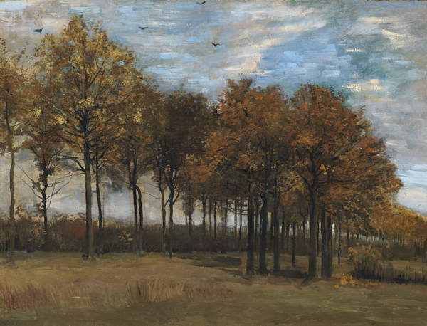 Vincent van Gogh Vincent van Gogh - Obrazová reprodukce Autumn Landscape, c.1885, (40 x 30 cm)