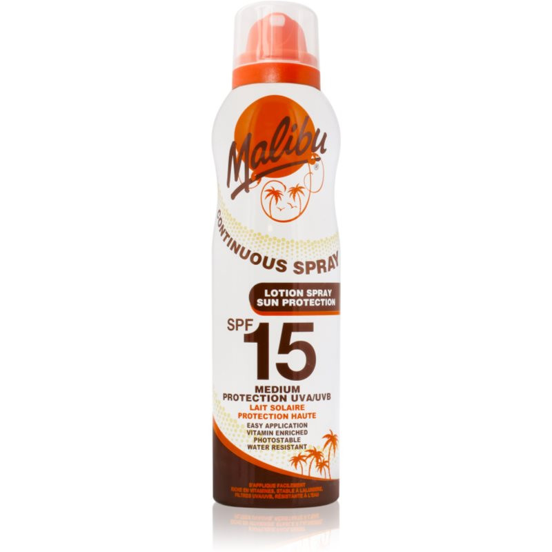 Malibu Continuous Spray ochranný sprej SPF 15 175 ml