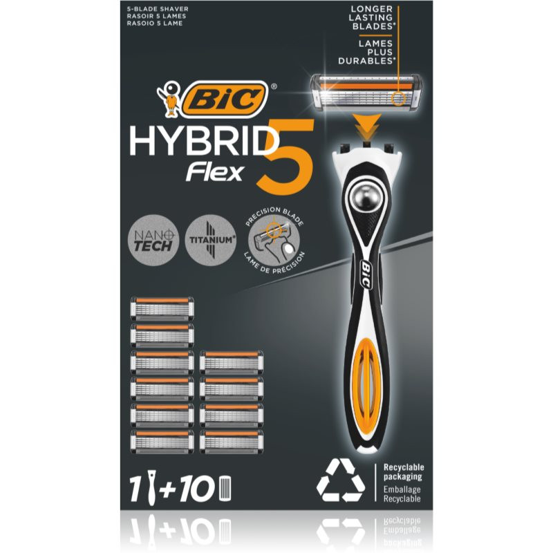 BIC Flex5 Hybrid holicí strojek + náhradní břity