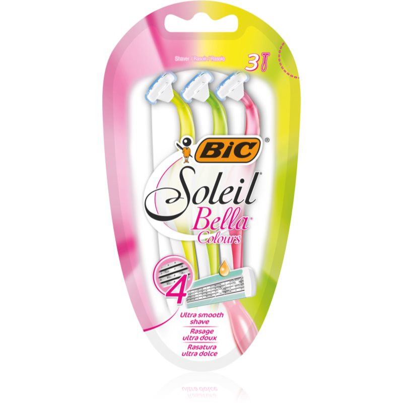 BIC Soleil Bella Colours jednorázová holítka pro ženy 3 ks