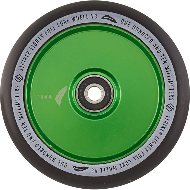 kolečka STRIKER - Lighty Full V3 black green (GREEN) velikost: 110mm