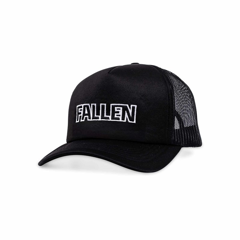 kšiltovka FALLEN - Fallen Bold Hat Black White (BLACK-WHITE)