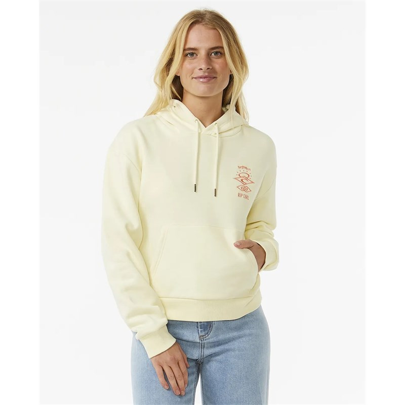 mikina RIP CURL - Search Icon Relaxed Hood Lemon Ice (15) velikost: M