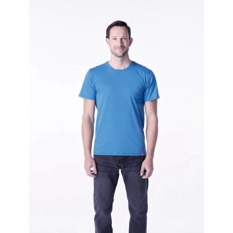 CityZen Agen modrofialová pánské triko krátký rukáv 100% bavlna L