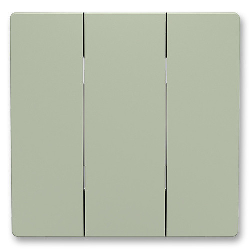 ABB ZONI® 3559T-A00666 243 kryt spínače kolébkového dělený trojnásobný OLIVOVÁ