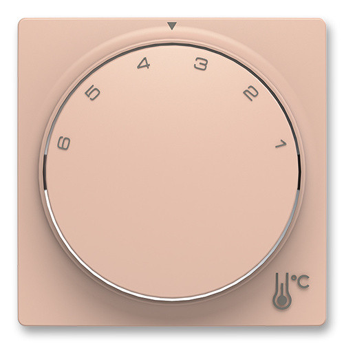 ABB ZONI® 3292T-A00300 242 kryt prostorového termostatu otočným ovládáním PUDROVÁ