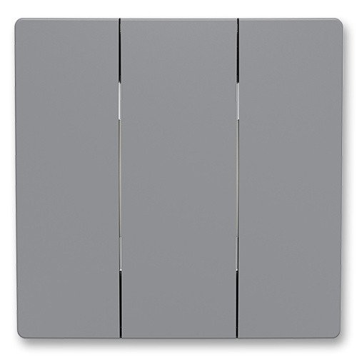 ABB ZONI® 3559T-A00666 241 kryt spínače kolébkového dělený trojnásobný ŠEDÁ