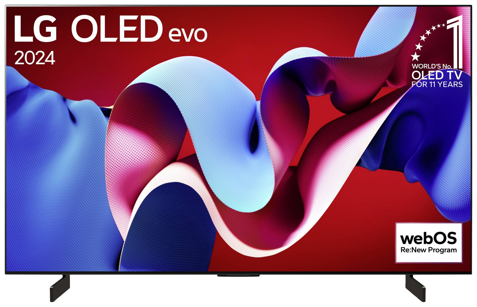 LG Electronics OLED42C47LA 4K OLED evo TV OLED TV 106 cm 42 palec Energetická třída (EEK2021) G (A - G) CI plus , DVB-C, DVB-S2, DVB-T2, Smart TV, UHD, WLAN černá