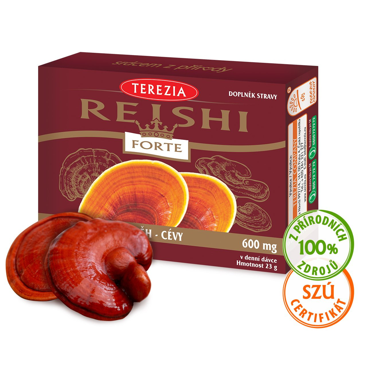 TEREZIA REISHI FORTE 120 kapslí