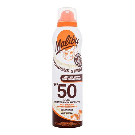 Malibu Lotion Spray Aerosol SPF50 voděodolná opalovací mlha 175 ml