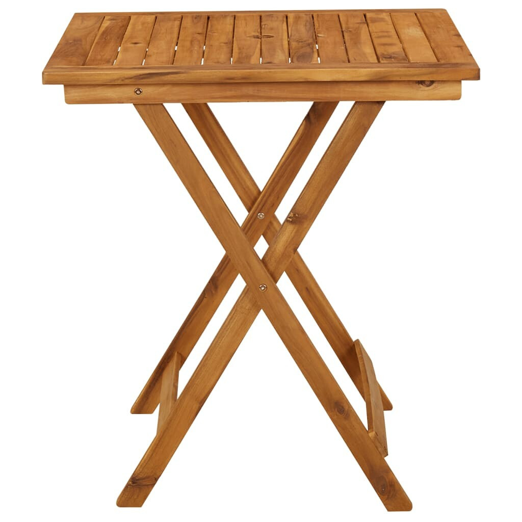 CountrySide Zahradní dřevěný skládací stůl Hogan 70x70x75 cm Akácie