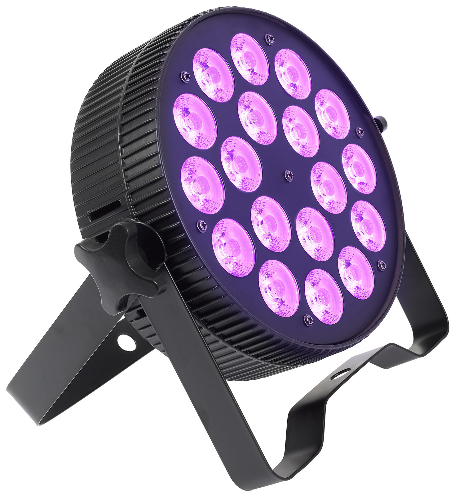 Flash LED PAR 64 18x10W RGBW 4in1 ALU Flat (rozbalené)