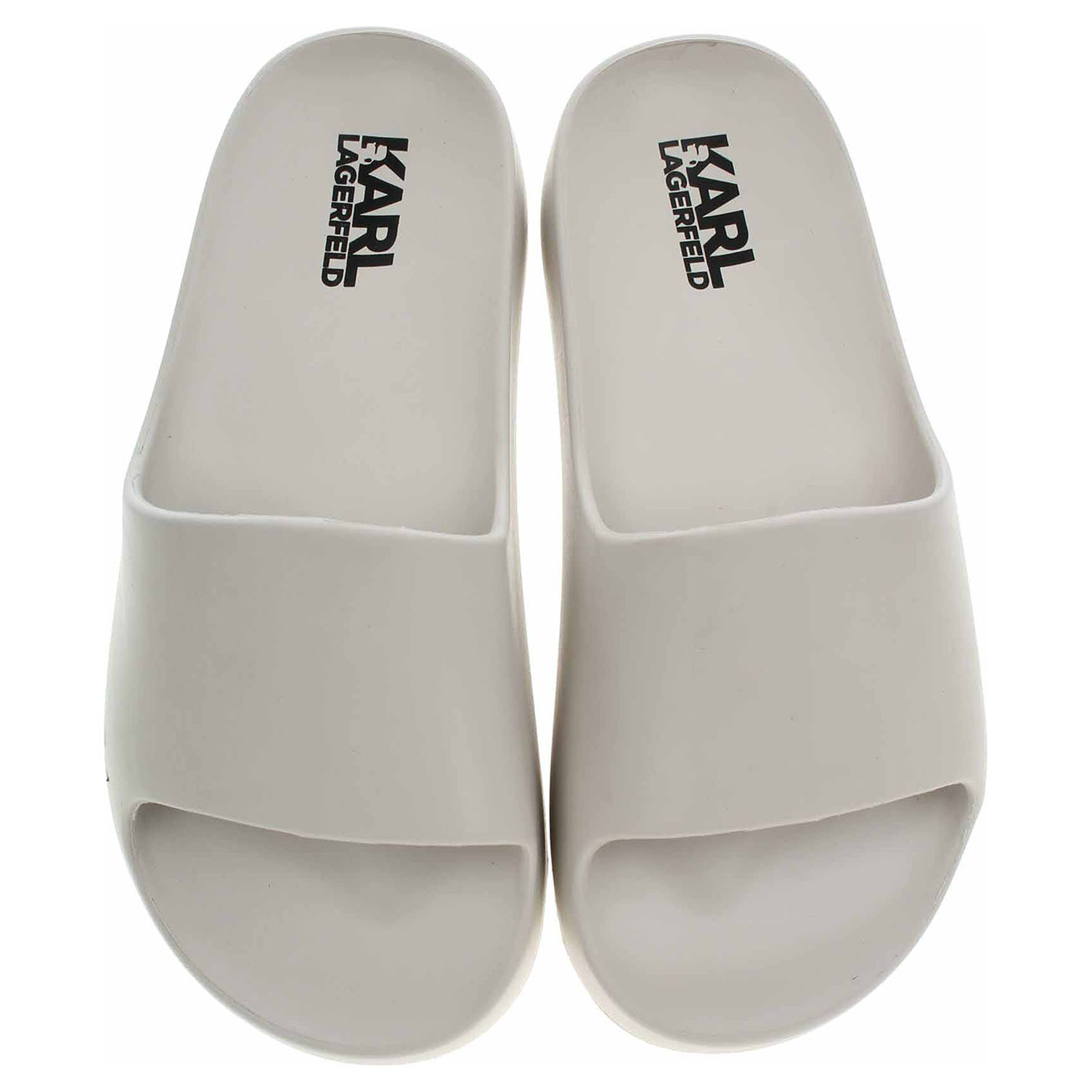 Ecco Dámské plážové pantofle Karl Lagerfeld KL86000 VGT off white eco 23700535