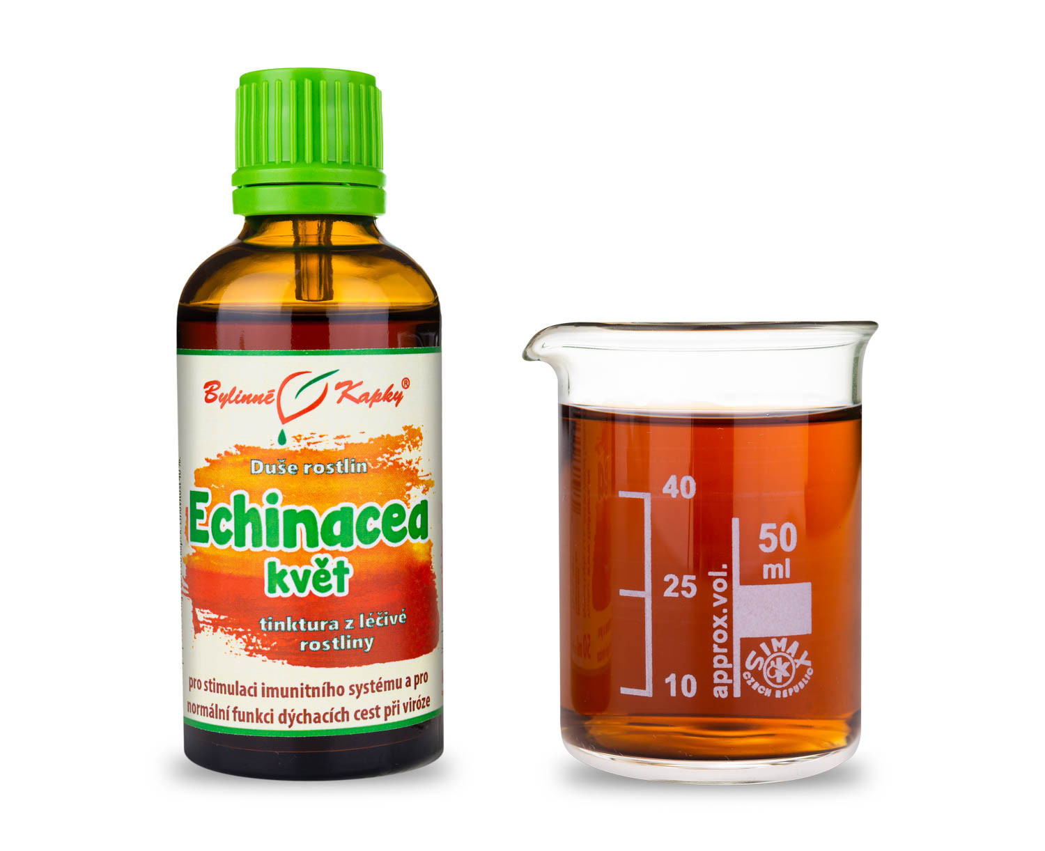 Echinacea (třapatka) květ (kapky Duše rostlin - tinktura) 50 ml