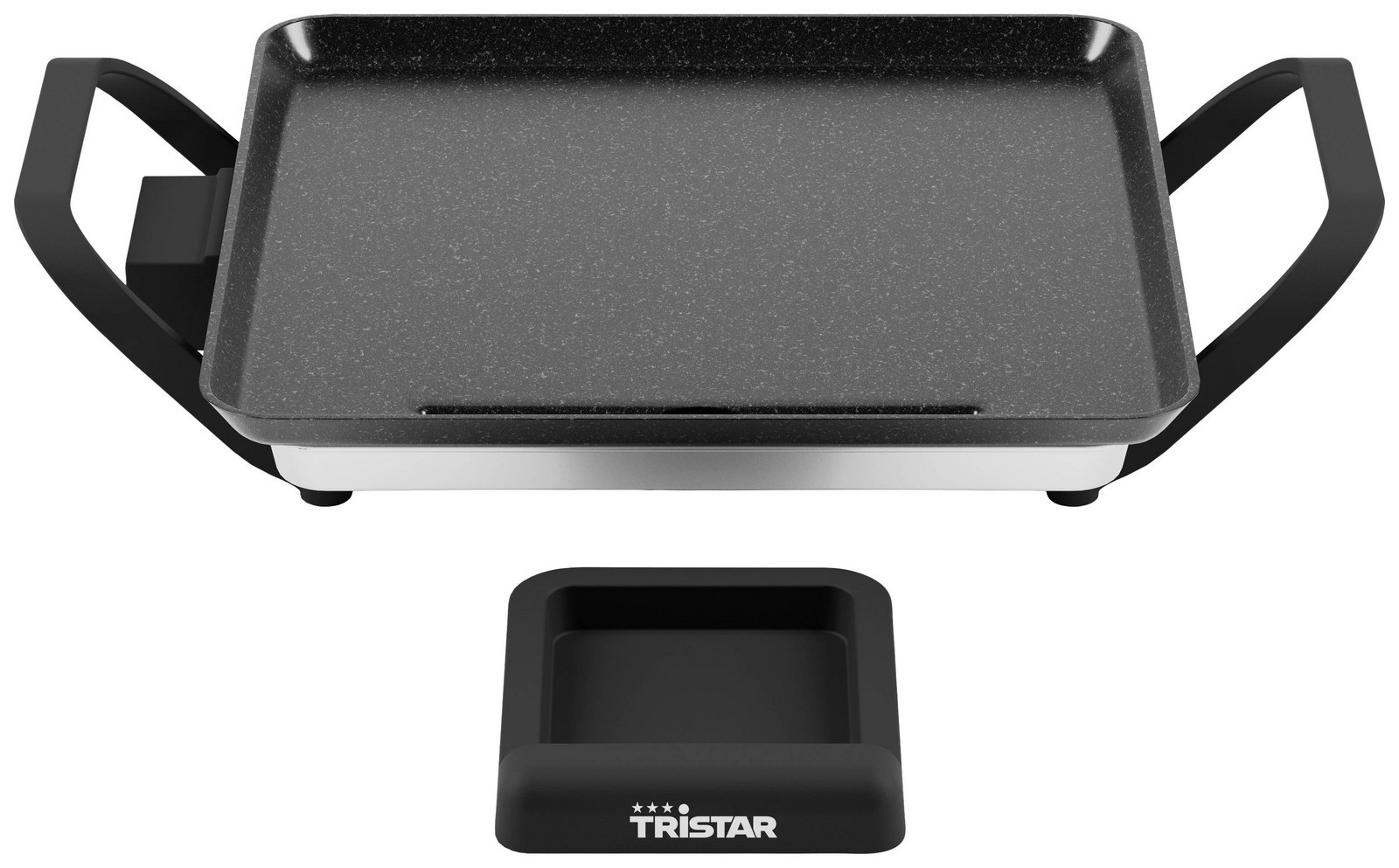 Tristar Slim S elektrický gril grilovací talíř plynulý regulátor teploty černá