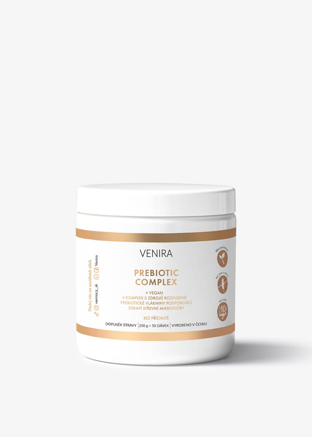 VENIRA prebiotic complex, bez příchutě, 250 g