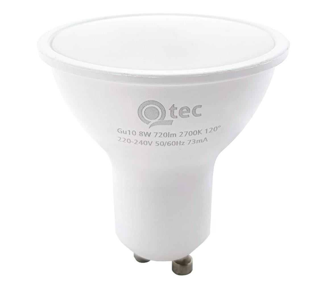 LED Žárovka Qtec GU10/8W/230V 2700K