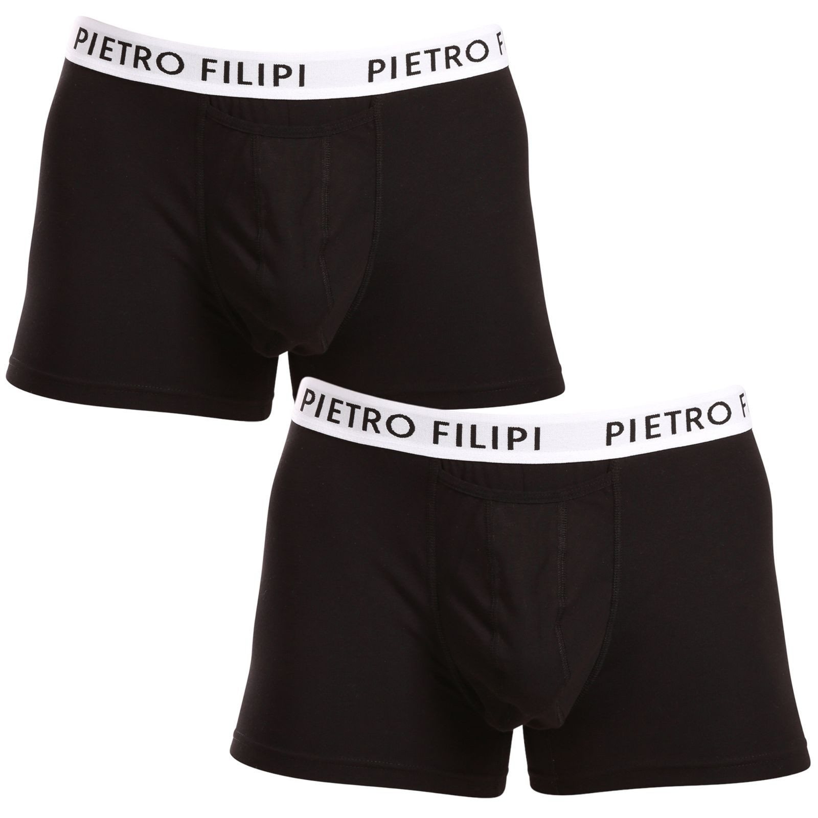 2PACK pánské boxerky Pietro Filipi černé (2BCL003) XXL