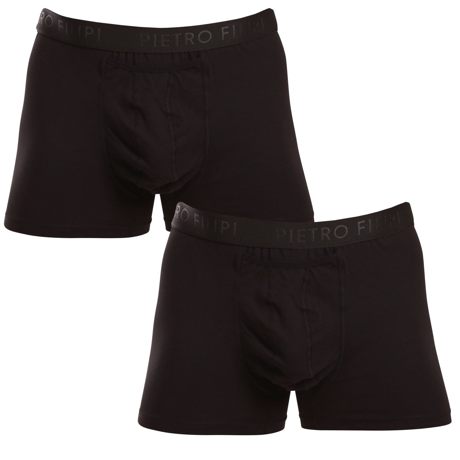 2PACK pánské boxerky Pietro Filipi černé (2BCL001) XXL