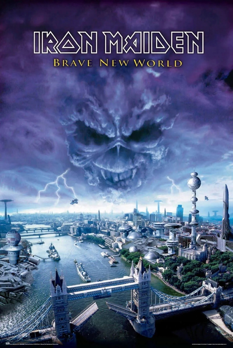 plakát Iron Maiden - Brave New World