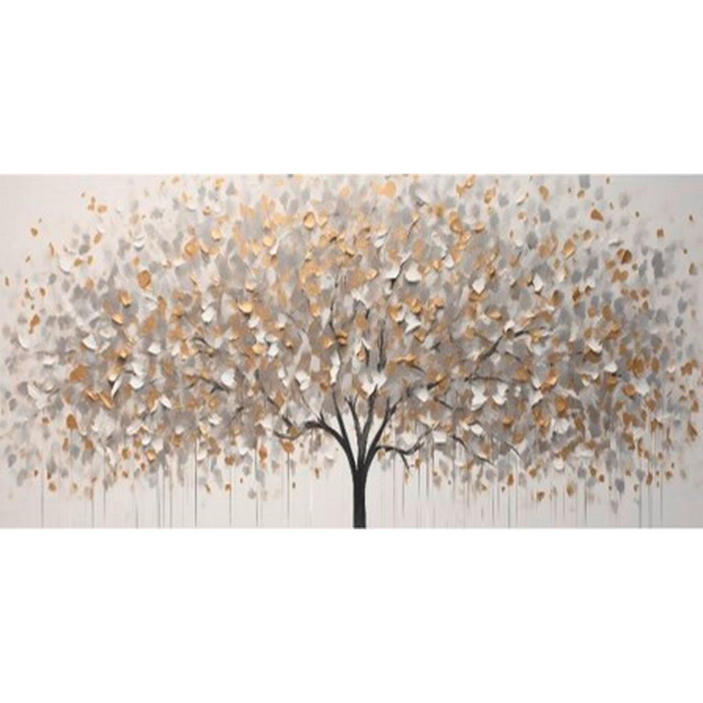 OBRAZ NA HLINÍKOVÉ DESCE, stromy, 100/50/2 cm