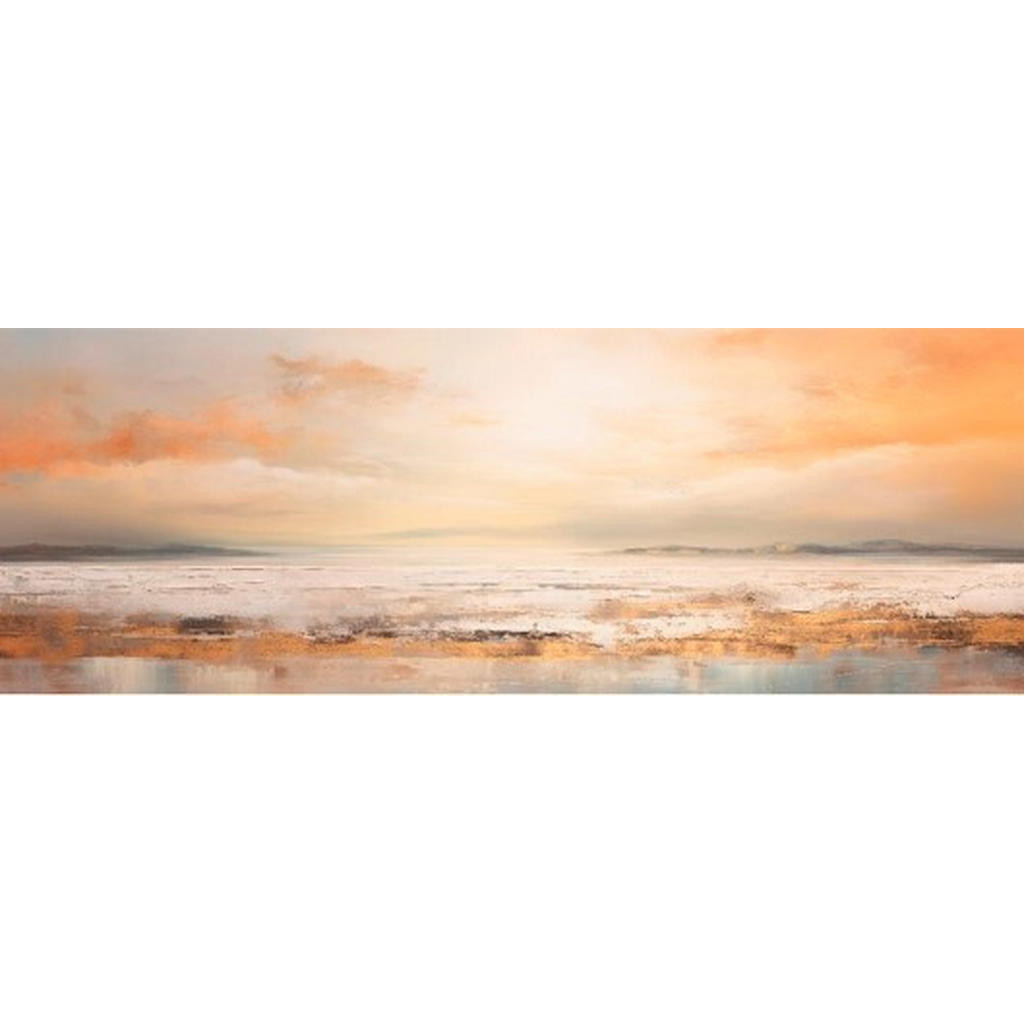 OBRAZ NA HLINÍKOVÉ DESCE, pláž a moře, 140/50/2 cm