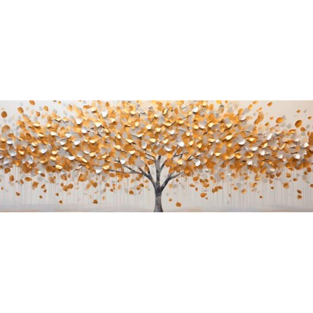 OBRAZ NA HLINÍKOVÉ DESCE, stromy, 140/50/2 cm