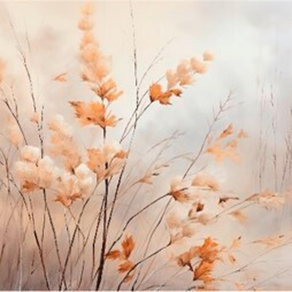 OBRAZ NA KOVU, rostliny, 50/50/2 cm