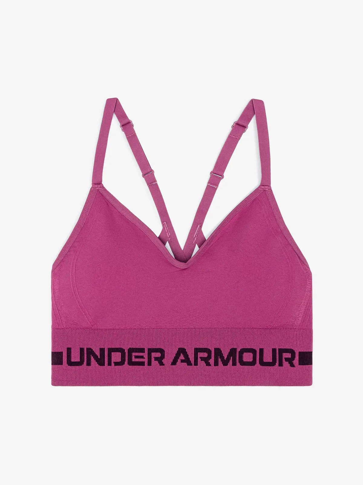 Dámská Sportovní podprsenka Under Armour Seamless Low Long Bra ružová, LG