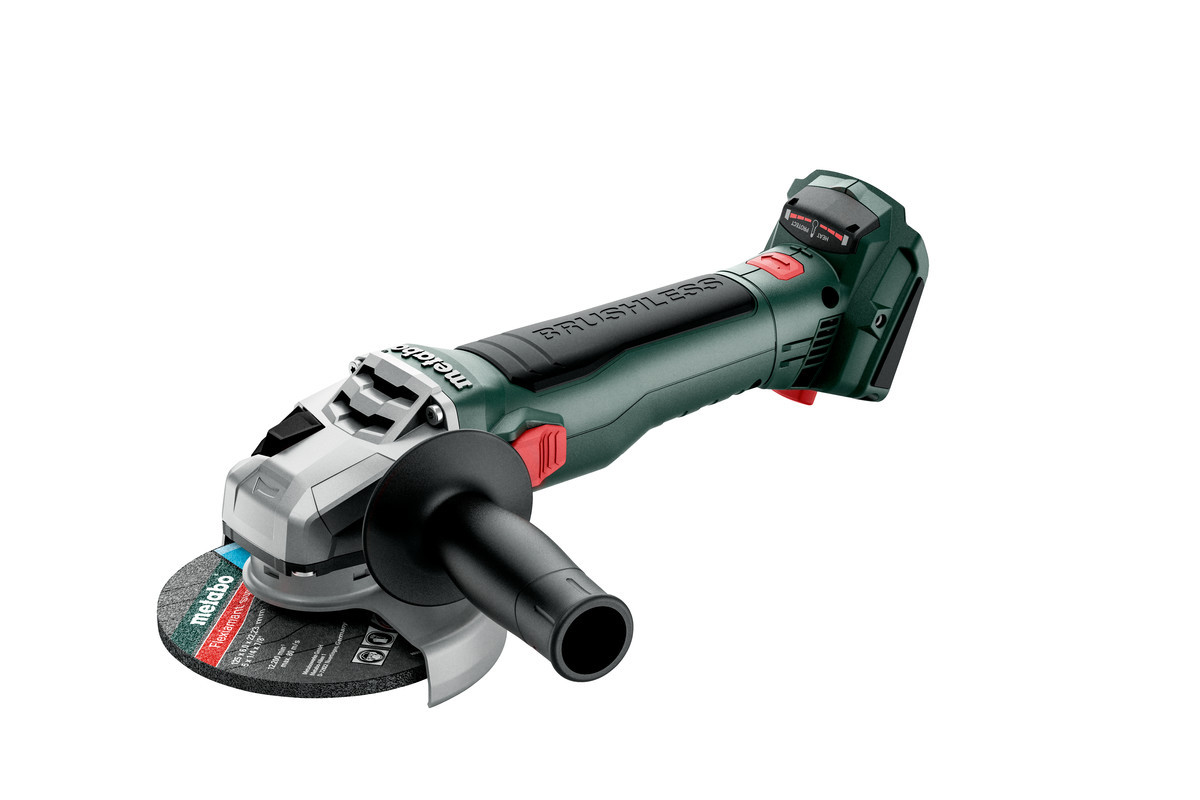 METABO W 18 LT BL 11-125 18 V (verze bez aku) aku úhlová bruska + kufr