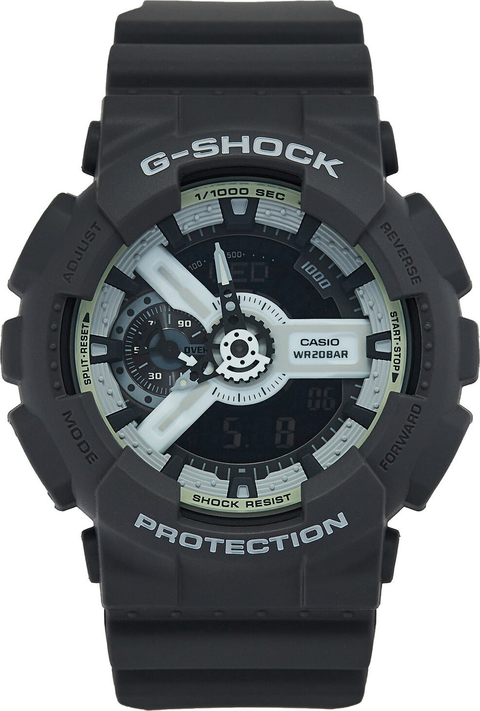 Hodinky G-Shock Hidden Glow GA-110HD-8AER Šedá