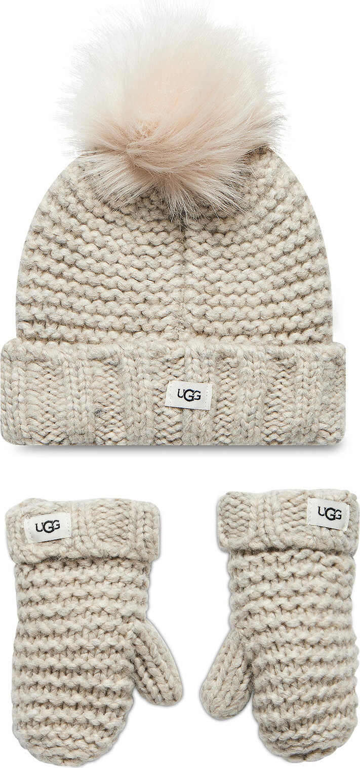 Čepice a rukavice Ugg K Infant Knit Set 20124 Šedá