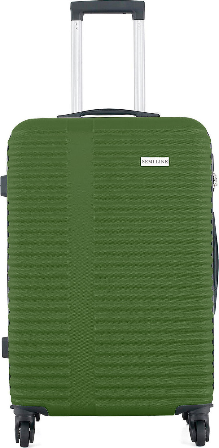 Střední kufr Semi Line T5575-4 Zelená