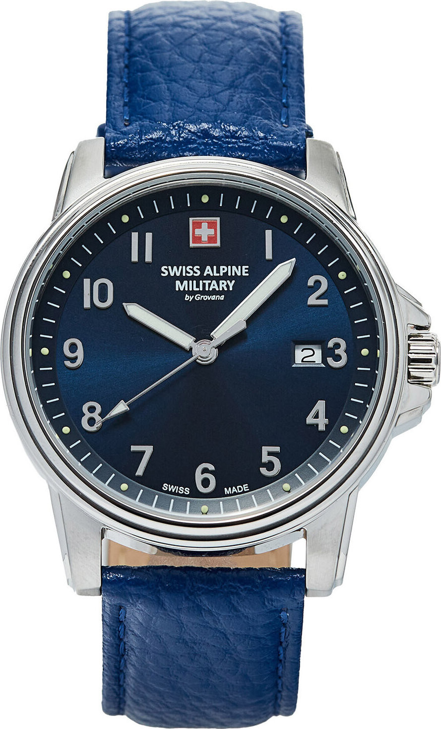 Hodinky Swiss Alpine Military 7011.1535 Tmavomodrá