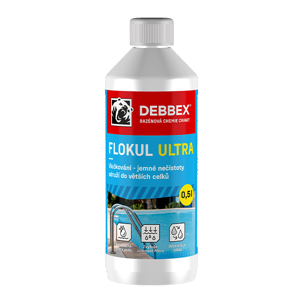 Debbex Bazénová chemie Cranit Flokul ULTRA – vločkování 0,5l