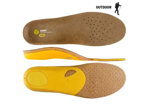 Sidas 3Feet Outdoor High vložky do bot vysoká klenba 1 pár vel. XS