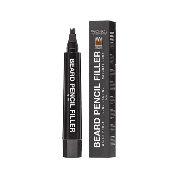 Pacinos Beard Pencil Filler - voděodolná tužka na bradu DARK BROWN - tmavě hnědá
