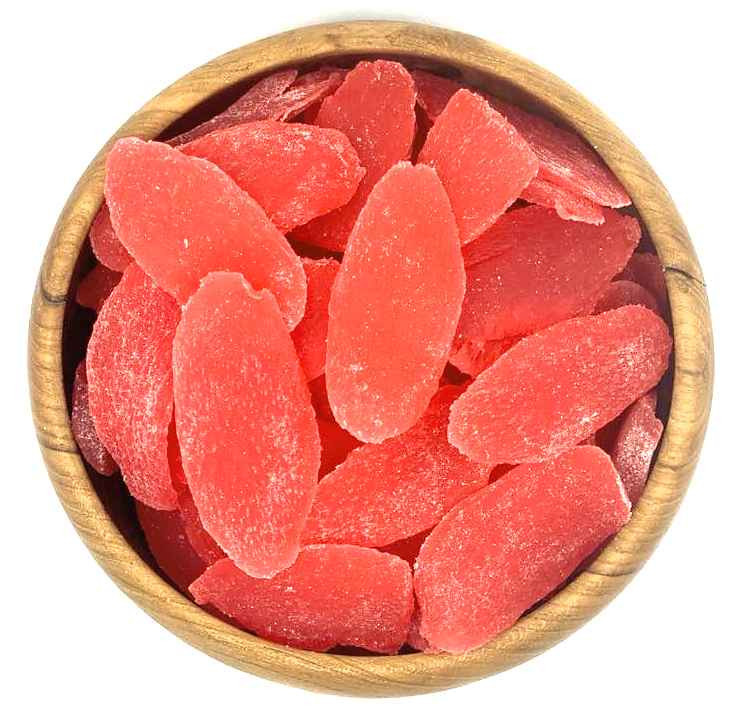 Zdravoslav Ananas kandovaný s příchutí maliny plátek 500 g